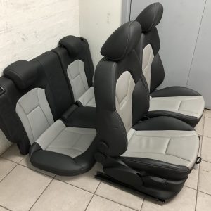 **SOLD** AUDI A1 SERIES 8X LEATHER 2 TONE SEATS – SET SUITS 5 DOOR 4 SEATER